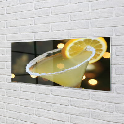 Tableaux sur verre acrylique Citron cocktail