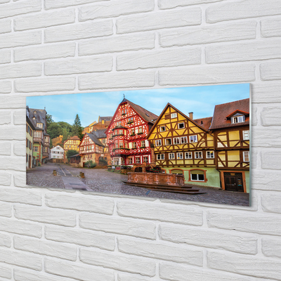 Tableaux sur verre acrylique Allemagne vieille ville bavière