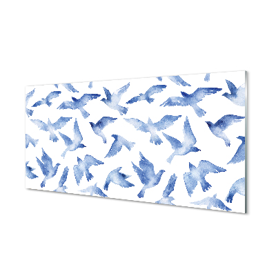 Tableaux sur verre acrylique Oiseaux peints