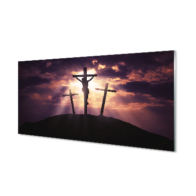 Tableaux sur verre acrylique La croix de jésus