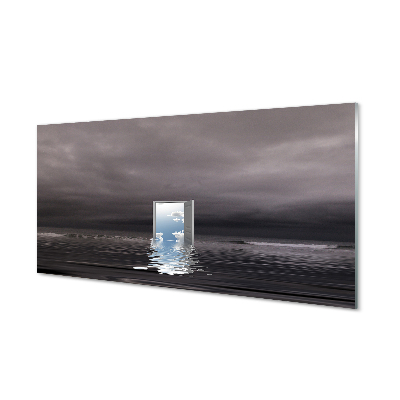 Tableaux sur verre acrylique Ciel porte mer
