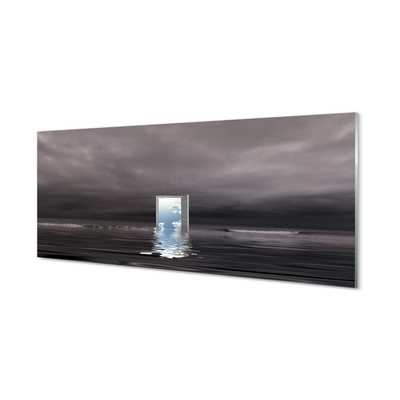 Tableaux sur verre acrylique Ciel porte mer