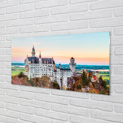 Tableaux sur verre acrylique Allemagne château automne munich
