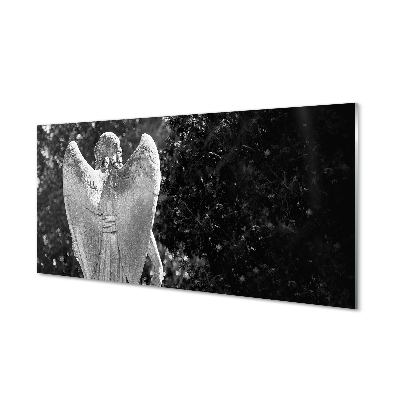 Tableaux sur verre acrylique Ange arbre ailes
