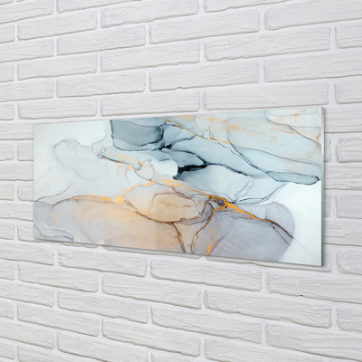Tableaux sur verre acrylique Taches d'abstraction en pierre
