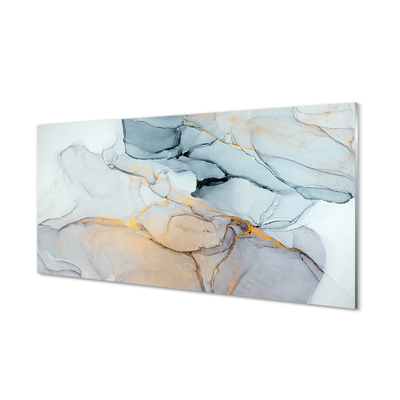 Tableaux sur verre acrylique Taches d'abstraction en pierre
