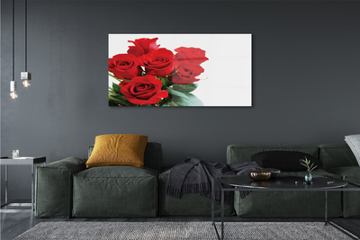 Tableaux sur verre acrylique Bouquet de roses