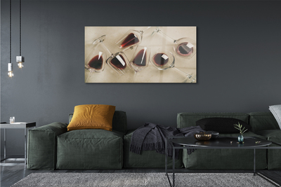 Tableaux sur verre acrylique Verres à vin