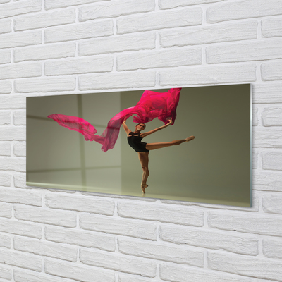 Tableaux sur verre acrylique Matériel ballerine rose