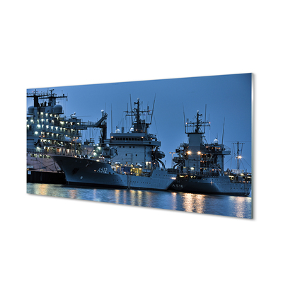 Tableaux sur verre acrylique Navires mer ciel
