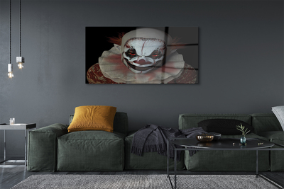 Tableaux sur verre acrylique Le clown effrayant