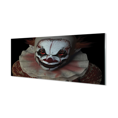 Tableaux sur verre acrylique Le clown effrayant