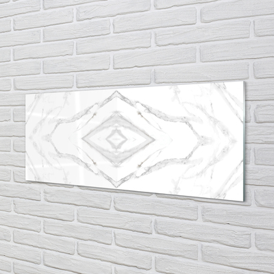 Tableaux sur verre acrylique Motif de pierre en marbre