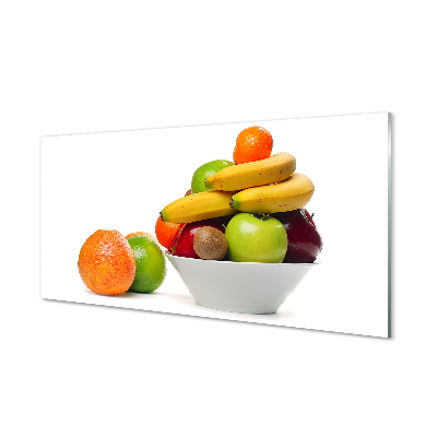 Tableaux sur verre acrylique Fruits dans un bol