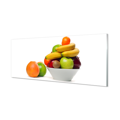 Tableaux sur verre acrylique Fruits dans un bol