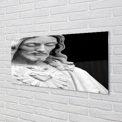 Tableaux sur verre acrylique Statue de jésus