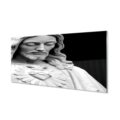 Tableaux sur verre acrylique Statue de jésus
