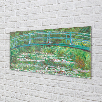 Tableaux sur verre acrylique Pont peint art