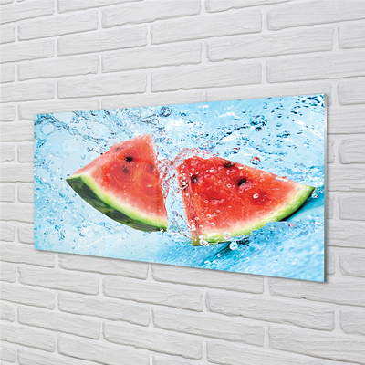 Tableaux sur verre acrylique Eau de melon d'eau