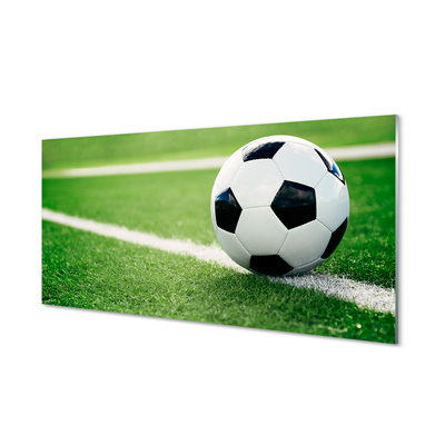 Tableaux sur verre acrylique Pelouse de football