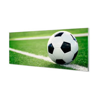 Tableaux sur verre acrylique Pelouse de football