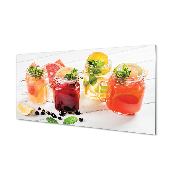 Tableaux sur verre acrylique Cocktails aux agrumes 