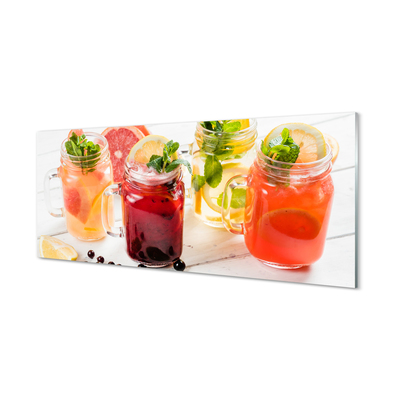 Tableaux sur verre acrylique Cocktails aux agrumes