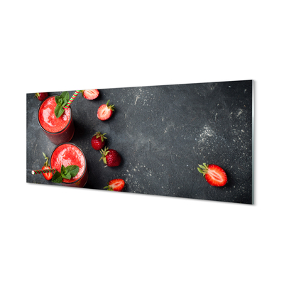 Tableaux sur verre acrylique Coctail fraises