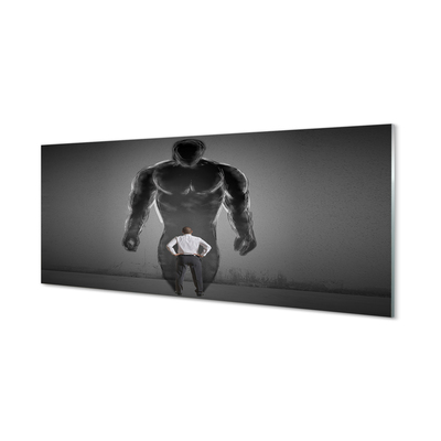 Tableaux sur verre acrylique Muscles homme