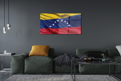 Tableaux sur verre acrylique Drapeau du venezuela