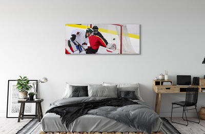 Tableaux sur verre acrylique Le hockey passerelle