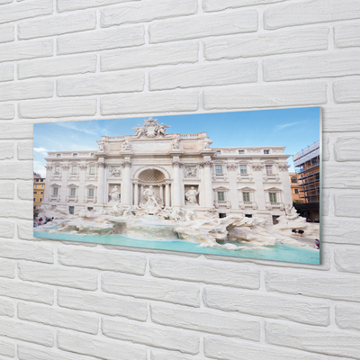 Tableaux sur verre acrylique Rome cathédrale fontaine
