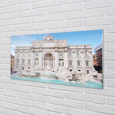 Tableaux sur verre acrylique Rome cathédrale fontaine