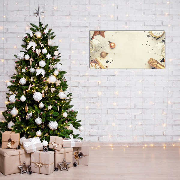 Tableaux sur verre acrylique Noël Babioles