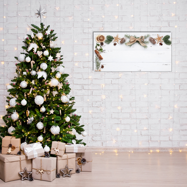 Tableaux sur verre acrylique Vacances de Noël en pain d'épice