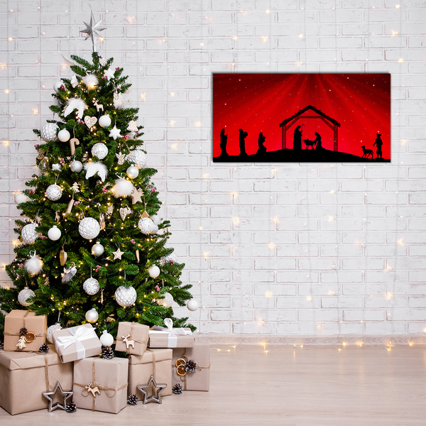 Image sur verre acrylique Étoile vacances de Noël