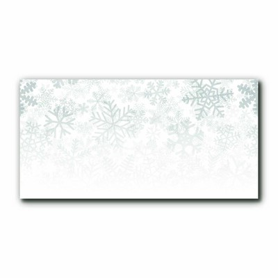 Image sur verre acrylique Hiver Flocons neige