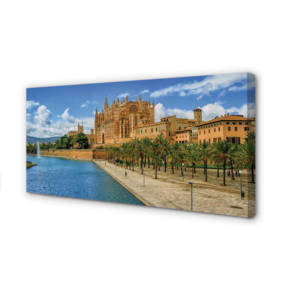 Tableaux sur toile canvas Espagne paume de la cathédrale gothique