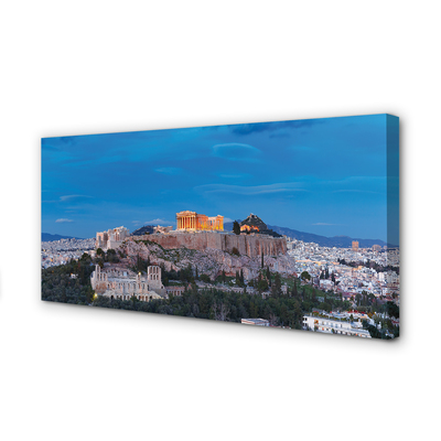 Tableaux sur toile canvas Grèce panorama d'athènes