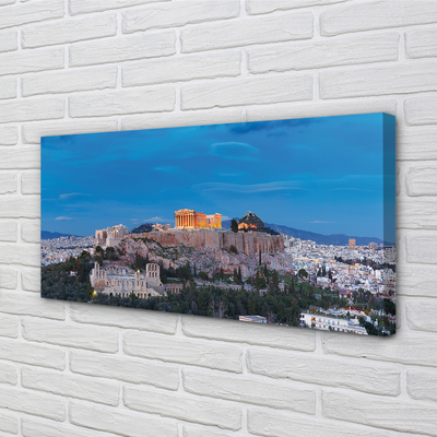 Tableaux sur toile canvas Grèce panorama d'athènes