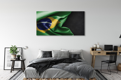 Tableaux sur toile canvas Drapeau du brésil