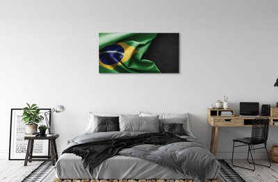 Tableaux sur toile canvas Drapeau du brésil