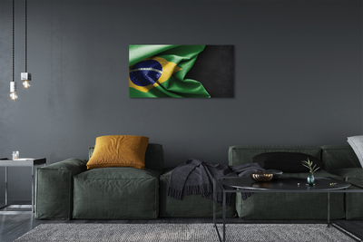 Tableaux sur toile canvas Drapeau du brésil