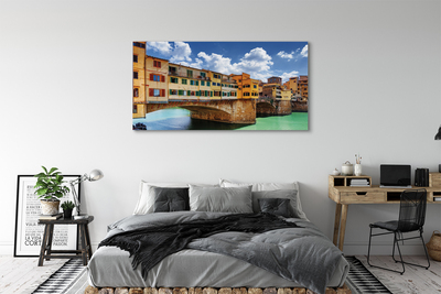 Tableaux sur toile canvas Bâtiments italie rivière ponts