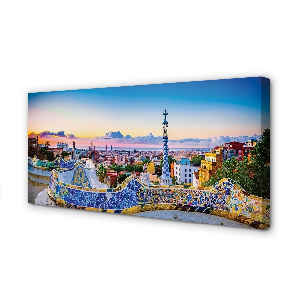 Tableaux sur toile canvas Espagne panorama de la ville