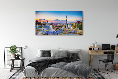 Tableaux sur toile canvas Espagne panorama de la ville