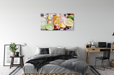 Tableaux sur toile canvas Jarres de glace de cocktail de fruits