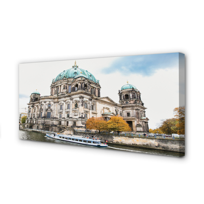 Tableaux sur toile canvas Allemagne cathédrale de berlin rivière