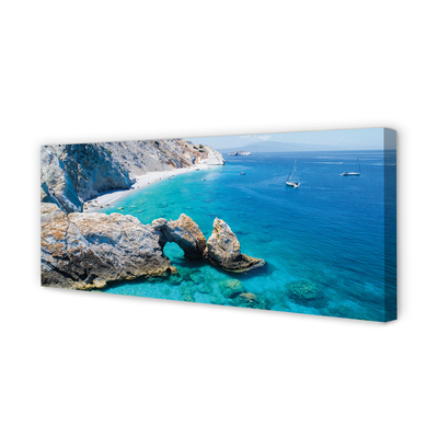 Tableaux sur toile canvas Côte de la mer grèce plage