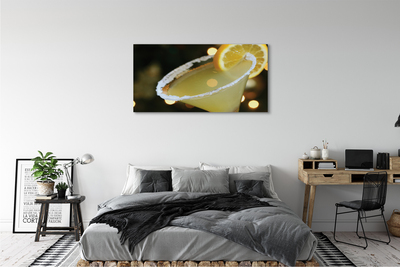 Tableaux sur toile canvas Citron cocktail